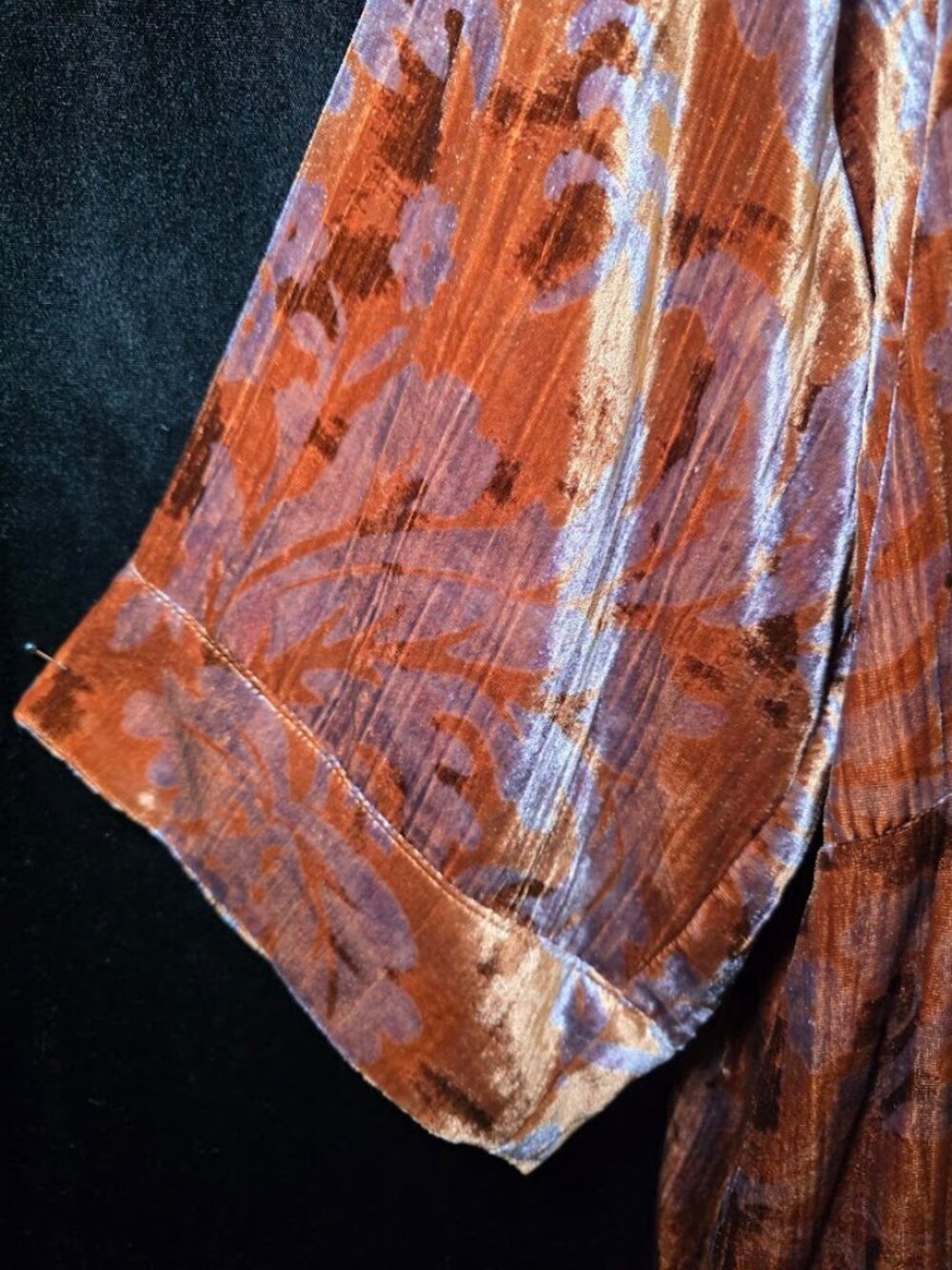 Anthropologie Esme Velvet Kimono Jacket S - Picture 5 of 11